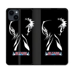 Housse Cuir Portefeuille Pour Iphone 15 (6,1) Manga Bleach Duo
