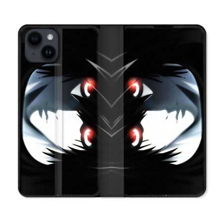 Housse Cuir Portefeuille Pour Iphone 15 (6,1) Manga Death Note L