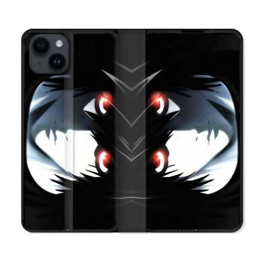Housse Cuir Portefeuille Pour Iphone 15 Plus (6,7) Manga Death Note L