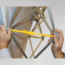 Mur d'image / Stand Parapluie Droit (L2m x H3m) Personnalisé