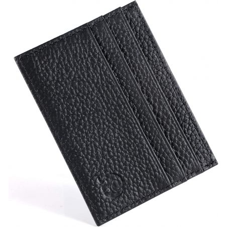 Porte-Cartes en Cuir Homme ou femme Noir