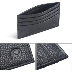 Porte-Cartes en Cuir Homme ou femme Noir