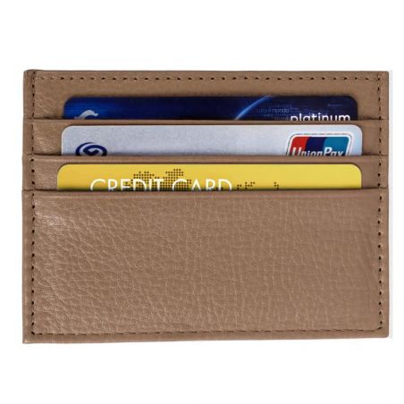 Porte-Cartes en Cuir Homme ou femme Brun