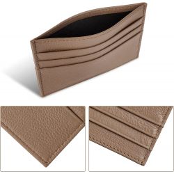 Porte-Cartes en Cuir Homme ou femme Brun