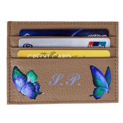 Porte-Cartes en Cuir Homme ou femme Brun