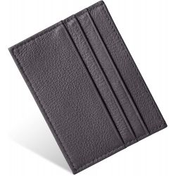 Porte-Cartes en Cuir Homme ou femme Marron