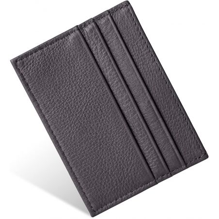 Porte-Cartes en Cuir Homme ou femme Marron