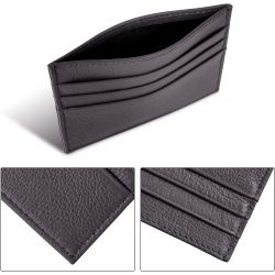 Porte-Cartes en Cuir Homme ou femme Marron
