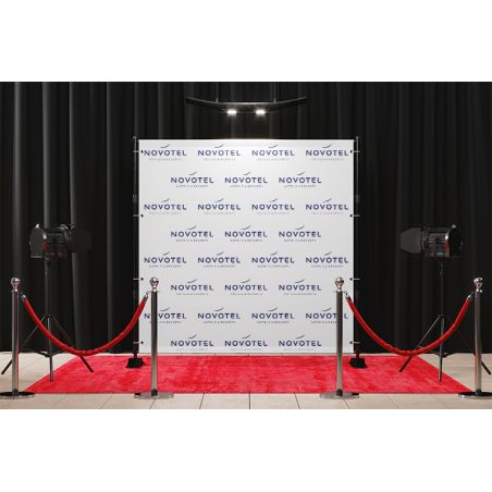 Photocall / Fond de Scène 200 x 230 cm Personnalisé