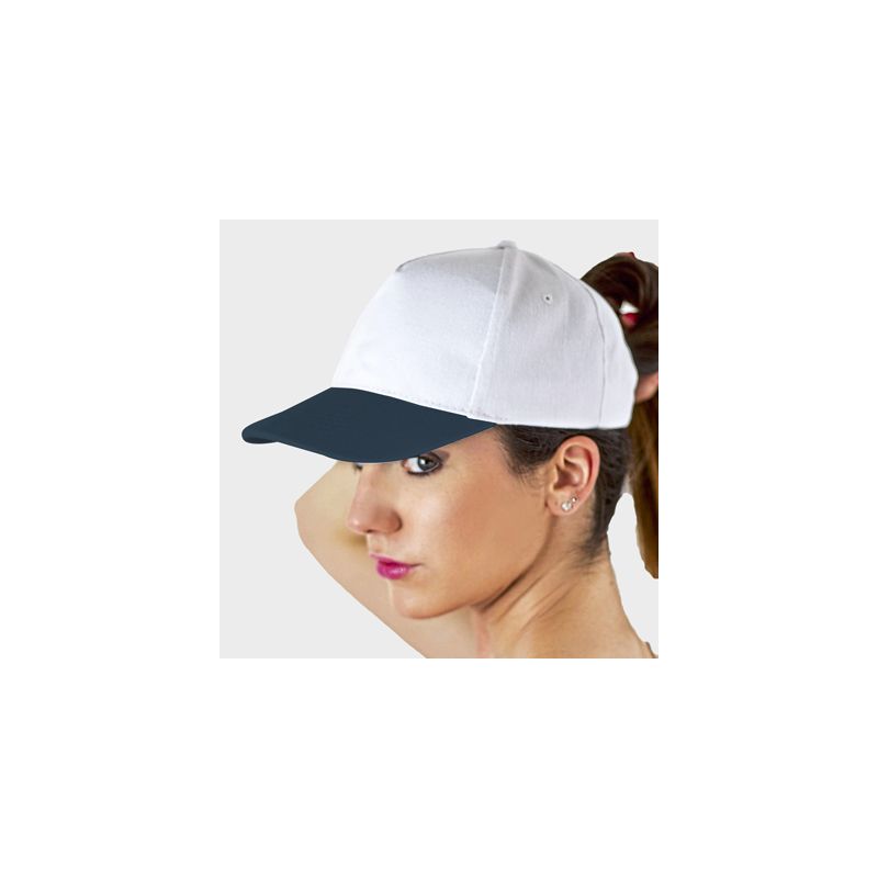 Casquette Baseball Visière courbée 100% Coton Personnalisée AT502