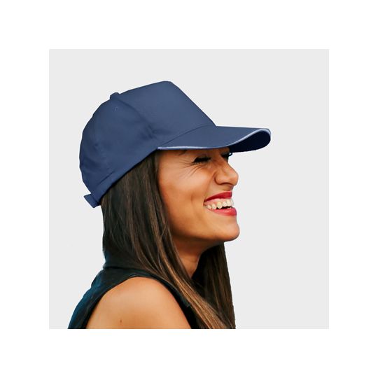 Casquette Baseball Visière courbée Avec Liseret 100% Coton Personnalisée AT500