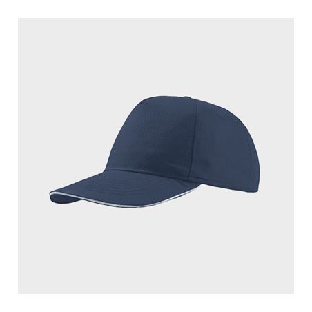 Casquette Baseball Visière courbée Avec Liseret 100% Coton Personnalisée AT500