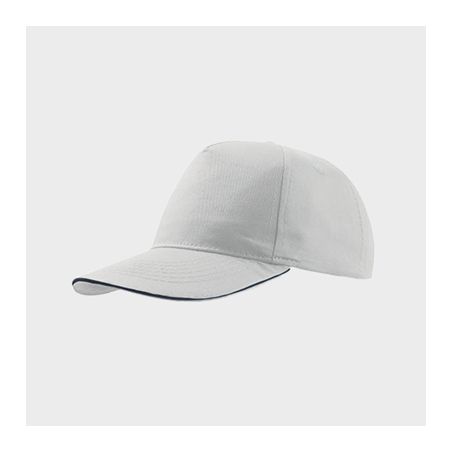 Casquette Baseball Visière courbée Avec Liseret 100% Coton Personnalisée AT500
