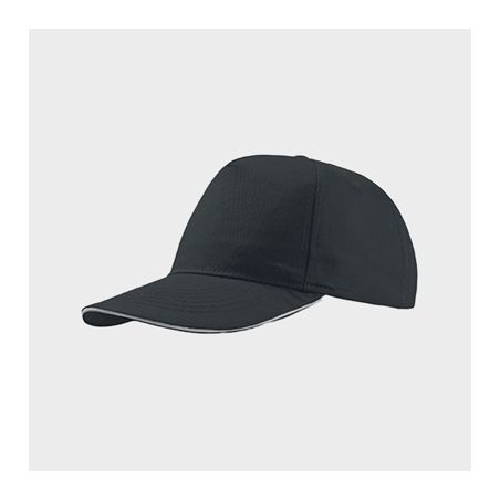 Casquette Baseball Visière courbée Avec Liseret 100% Coton Personnalisée AT500