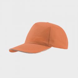 Casquette Baseball Visière courbée Avec Liseret 100% Coton Personnalisée AT500