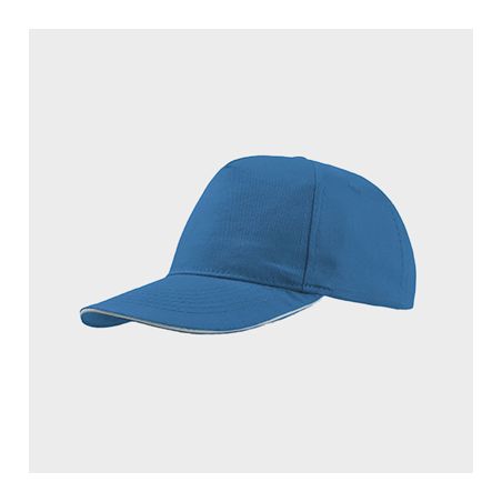 Casquette Baseball Visière courbée Avec Liseret 100% Coton Personnalisée AT500