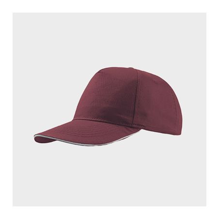 Casquette Baseball Visière courbée Avec Liseret 100% Coton Personnalisée AT500