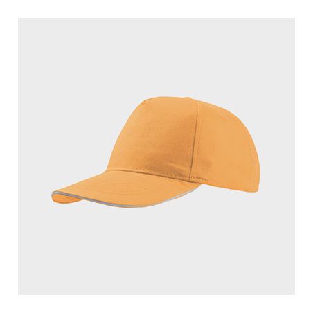 Casquette Baseball Visière courbée Avec Liseret 100% Coton Personnalisée AT500