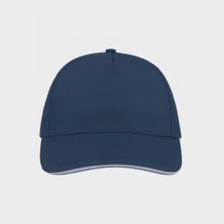 Casquette Baseball Visière courbée Avec Liseret 100% Coton Personnalisée AT500