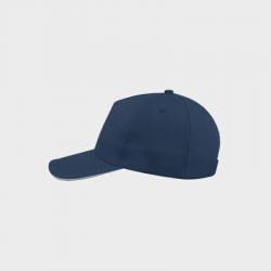 Casquette Baseball Visière courbée Avec Liseret 100% Coton Personnalisée AT500