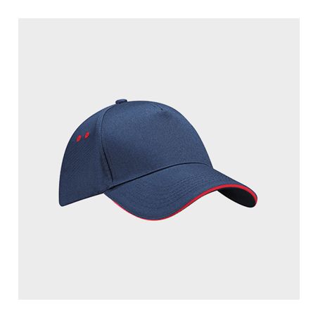 Casquette Baseball Visière courbée avec liseret Drill 100% Coton Personnalisée B15C