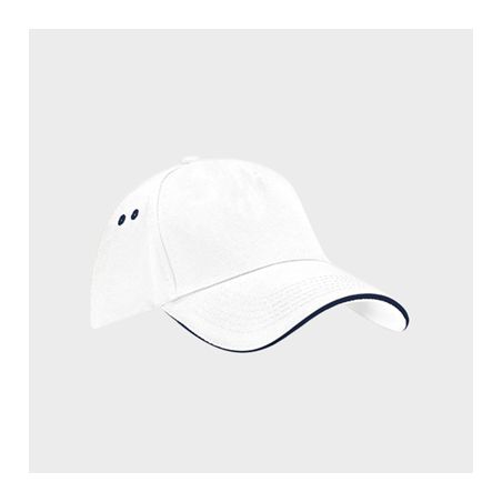 Casquette Baseball Visière courbée avec liseret Drill 100% Coton Personnalisée B15C