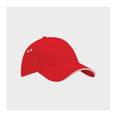 Casquette Baseball Visière courbée avec liseret Drill 100% Coton Personnalisée B15C