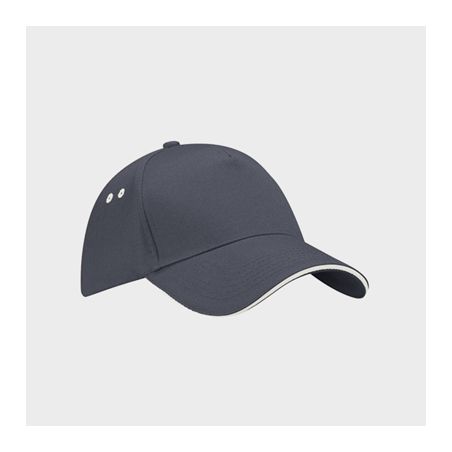 Casquette Baseball Visière courbée avec liseret Drill 100% Coton Personnalisée B15C