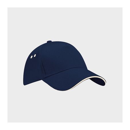 Casquette Baseball Visière courbée avec liseret Drill 100% Coton Personnalisée B15C