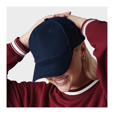 Casquette Baseball Visière courbée 100% Coton brossé Personnalisée B65