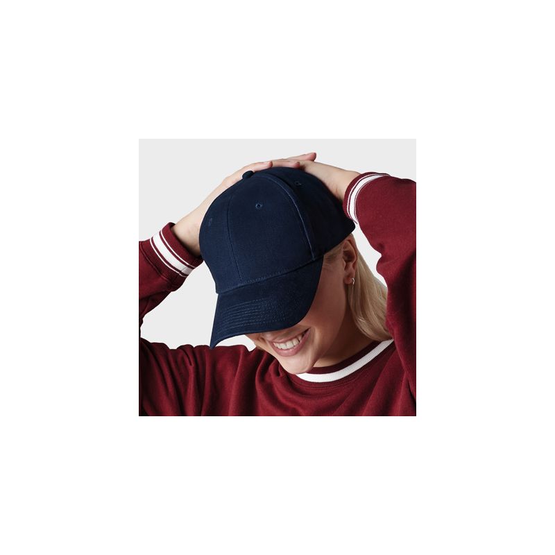 Casquette Baseball Visière courbée 100% Coton brossé Personnalisée B65