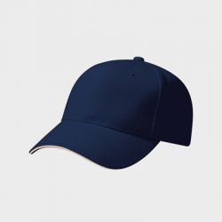 Casquette Baseball Visière courbée 100% Coton brossé Personnalisée B65