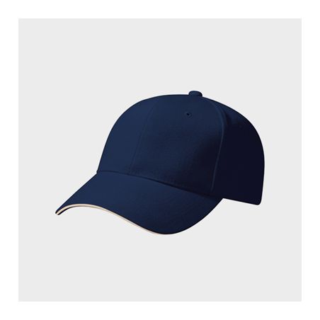 Casquette Baseball Visière courbée 100% Coton brossé Personnalisée B65
