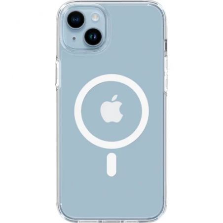 Coque Transparente Compatible Magsafe Transparente Renforcée Verre Trempé Pour Iphone 15 Plus (6.7)