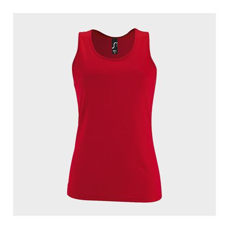 Débardeur personnalisé Sporty Femme Polyester Respirant 140g/m2