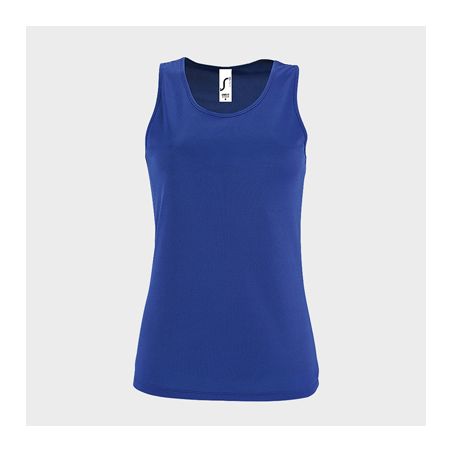 Débardeur personnalisé Sporty Femme Polyester Respirant 140g/m2