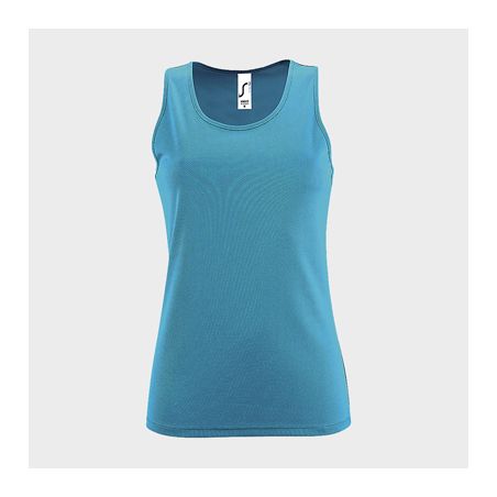 Débardeur personnalisé Sporty Femme Polyester Respirant 140g/m2