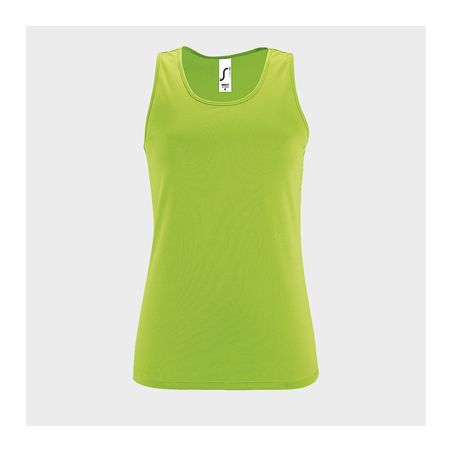 Débardeur personnalisé Sporty Femme Polyester Respirant 140g/m2