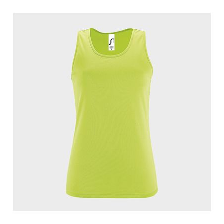 Débardeur personnalisé Sporty Femme Polyester Respirant 140g/m2