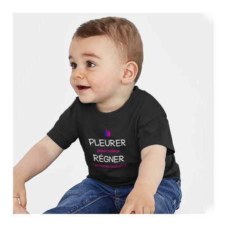 Tee-shirt personnalisé Bébé Coton 160g/m2