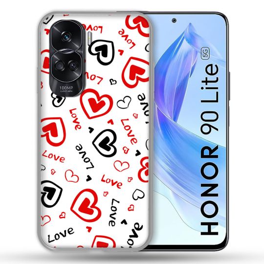 Coque Renforcée Pour Honor 90 Lite 5G Amour Love