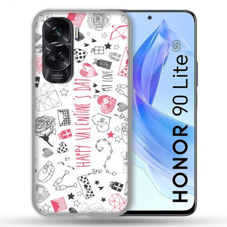 Coque Renforcée Pour Honor 90 Lite 5G Amour Valentines