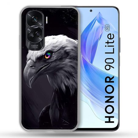 Coque Renforcée Pour Honor 90 Lite 5G Animal Aigle Royal Noir
