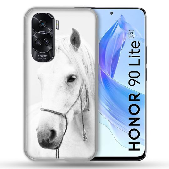 Coque Renforcée Pour Honor 90 Lite 5G Animal Cheval Cristal