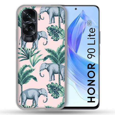 Coque Renforcée Pour Honor 90 Lite 5G Animal Elephant Pattern