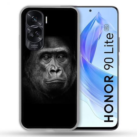 Coque Renforcée Pour Honor 90 Lite 5G Animal Gorille Noir