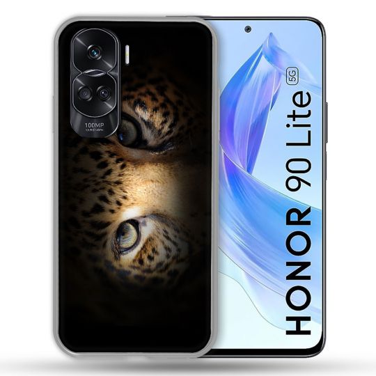Coque Renforcée Pour Honor 90 Lite 5G Animal Leopard Yeux