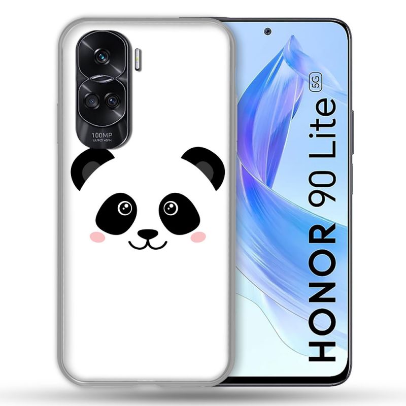 Coque Renforcée Pour Honor 90 Lite 5G Animal Panda Blanc