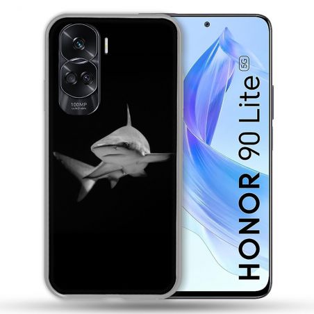 Coque Renforcée Pour Honor 90 Lite 5G Animal Requin Sombre