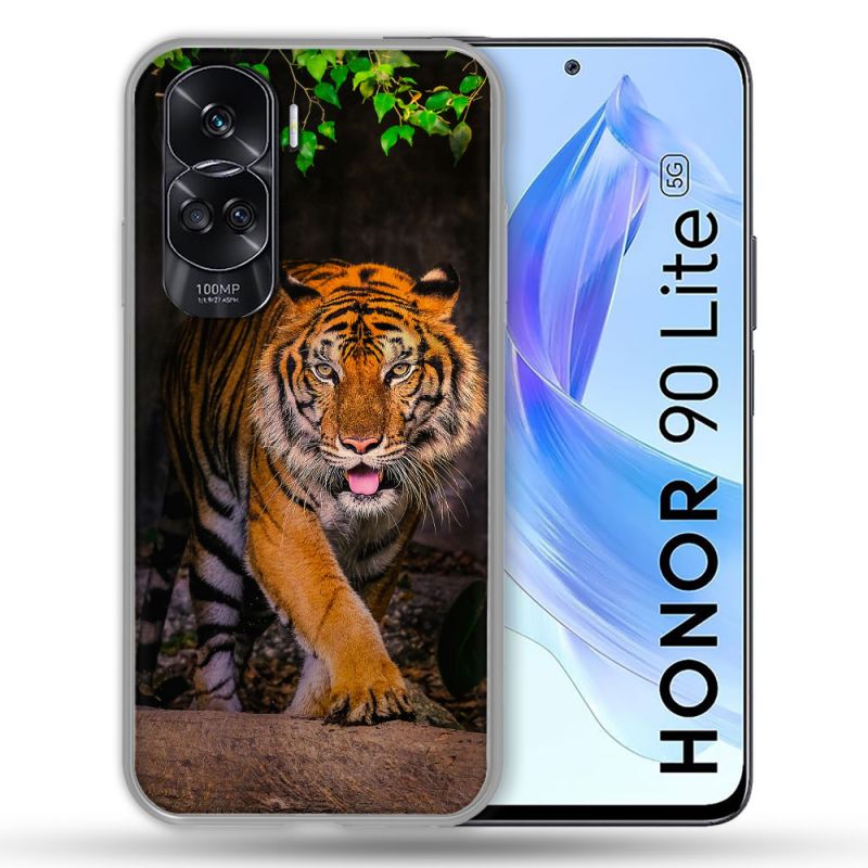 Coque Renforcée Pour Honor 90 Lite 5G Animal Tigre Jungle